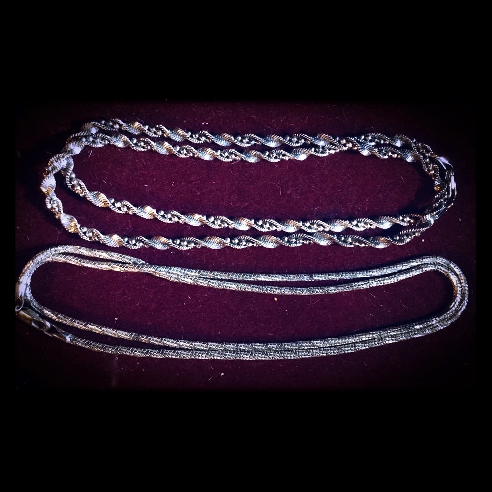 Two .925 Sterling Silver Necklaces NWOT